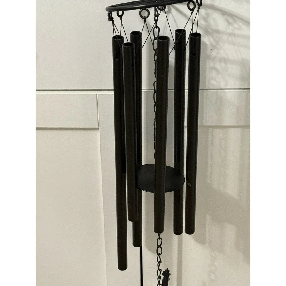Cracker Barrel Exclusive Rooster Windchime Farmhouse Country Decor Black NIB 33